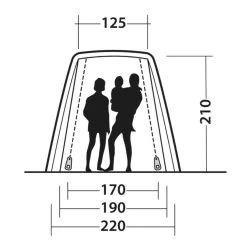 Outwell Sandcrest S Awning 20 Outwell Sandcrest S Awning -Camping Products Store 111241 sandcrest s drawing other4
