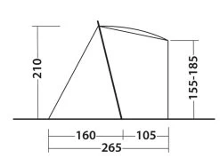 Outwell Sandcrest S Awning 21 Outwell Sandcrest S Awning -Camping Products Store 111241 sandcrest s drawing other5
