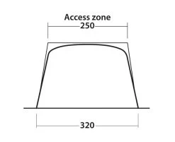 Outwell Touring Canopy Poled -Camping Products Store 111252 touring canopy drawing other5