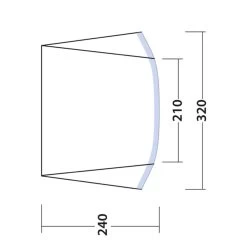 Outwell Touring Canopy Air -Camping Products Store 111253 touring canopy air drawing floorplan3