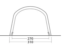 Outwell Springville 4SA Tent (2023) -Camping Products Store 111275 springville 4sa drawing other5