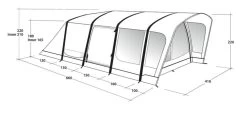 Outwell Springville 6SA Tent (2023) -Camping Products Store 111277 springville 6sa drawing perspective2