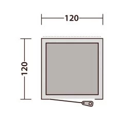 Best Seller -Camping Products Store 111287 outwell seahaven comfort station single drawing floorplan3