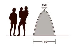 Outwell Free Standing Inner -Camping Products Store 111289 free standing inner drawing other5