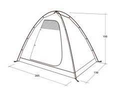 Outwell Free Standing Inner -Camping Products Store 111289 free standing inner drawing perspective2