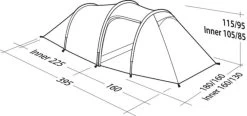 Robens Voyager 3EX Tent (2022) -Camping Products Store 130264 voyager 3ex drawing perspective2