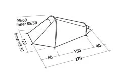 Robens Arrow Head Tent (2021) -Camping Products Store 130272 arrow head drawing perspective2