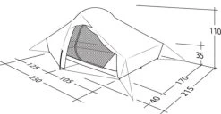 Robens Chaser 3XE Tent (2022) -Camping Products Store 130317 chaser 3xe drawing perspective2