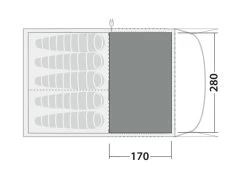 Robens Fleece Carpet Wolf Moon 5XP 7 Robens Fleece Carpet Wolf Moon 5XP -Camping Products Store 190070 fleece carpet wolf moon 5xp drawing floorplan2