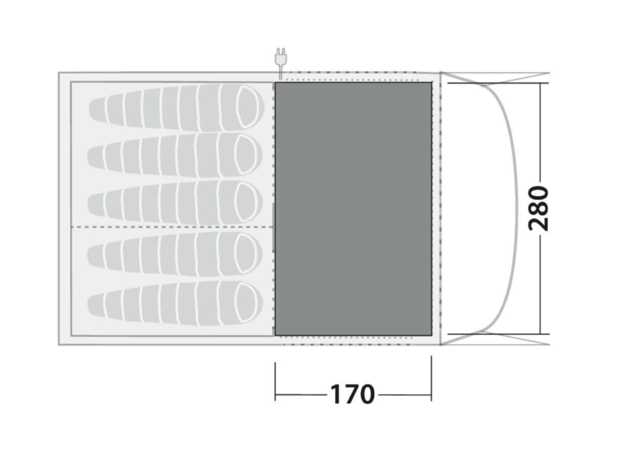 Robens Fleece Carpet Wolf Moon 5XP 5 Robens Fleece Carpet Wolf Moon 5XP - Image 3