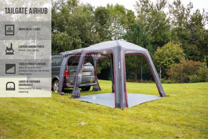 Vango Airbeam Vango Tailgate Airhub Low Awning (2022) 6 Vango Airbeam Vango Tailgate Airhub Low Awning (2022) - Image 4