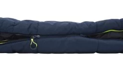 Outwell Camper Lux "R" Sleeping Bag Deep Blue (2023) -Camping Products Store 230393 camper lux right side zipper feature photo5