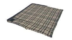 Outwell Camper Lux "R" Sleeping Bag Deep Blue (2023) -Camping Products Store 230393 camper lux right side zipper feature photo6