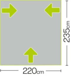 Quest Falcon 220 Poled Porch Caravan Awning (2022) -Camping Products Store a3500 7 midsize