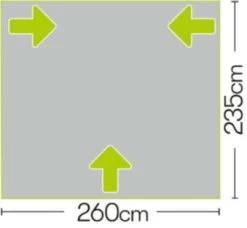 Quest Falcon 260 Poled Porch Caravan Awning (2022) -Camping Products Store a3501 7 midsize