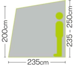 Quest Falcon Air 390 Porch Awning (2022) -Camping Products Store a3503a 6 midsize