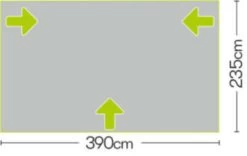 Quest Falcon Air 390 Porch Awning (2022) -Camping Products Store a3503a 7 midsize