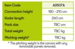 Quest Falcon Air 300 Drive Away Awning Low (180-120cm) (2022) -Camping Products Store a3507a 10 midsize 1