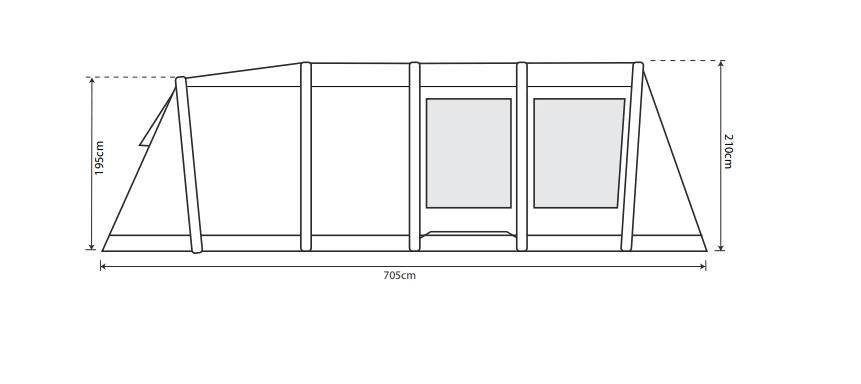 Outdoor Revolution Camp Star 600 Tent Bundle 5 Outdoor Revolution Camp Star 600 Tent Bundle - Image 3