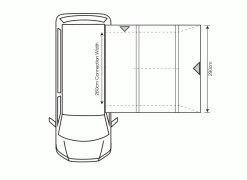Outdoor Revolution Cayman Cona Air Driveaway Awning Low (2022) -Camping Products Store cayman cona air 1