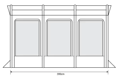 Outdoor Revolution Eden Air 390 Caravan Awning (2022) -Camping Products Store eden air 390 floor