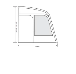 Outdoor Revolution Eden Air 390 Caravan Awning (2022) -Camping Products Store eden air 390 floor2