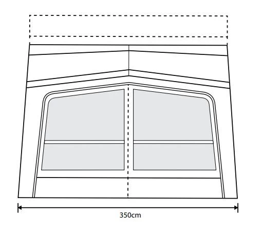 Outdoor Revolution Esprit Pro X 350M Awning (220-290cm) 9 Outdoor Revolution Esprit Pro X 350M Awning (220-290cm) - Image 7