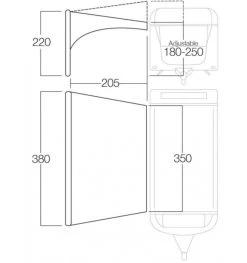Vango AirBeam Sky Canopy 3.5m 8 Vango AirBeam Sky Canopy 3.5m -Camping Products Store floorplan35 2