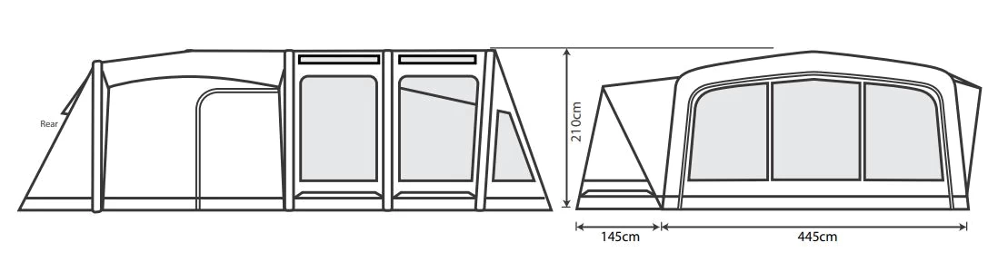 Outdoor Revolution Kalahari PC 7.0 Tent (2022) 5 Outdoor Revolution Kalahari PC 7.0 Tent (2022) - Image 3
