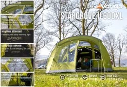 Vango Stargrove II 600xl Poled Tent (2022) -Camping Products Store stargrove ii 600xl low res