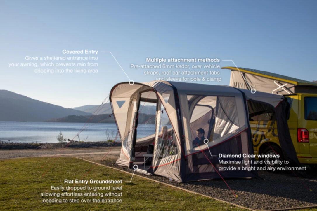 Vango Airbeam Vango Tolga VW Low Awning (Shadow Grey) 7 Vango Airbeam Vango Tolga VW Low Awning (Shadow Grey) - Image 5