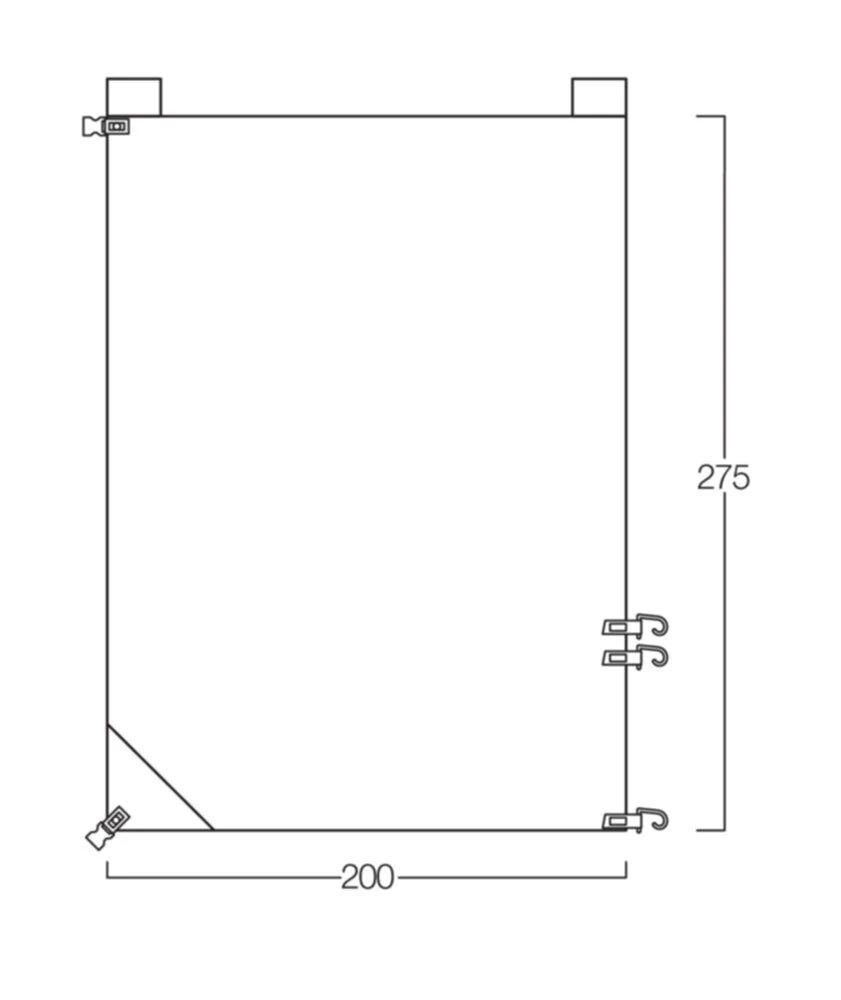 Vango Caravan Awning Side Canopy 5 Vango Caravan Awning Side Canopy - Image 3